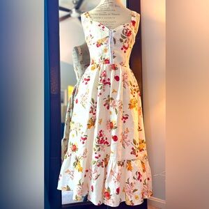 Reformation Dolci Linen Dress NWOT